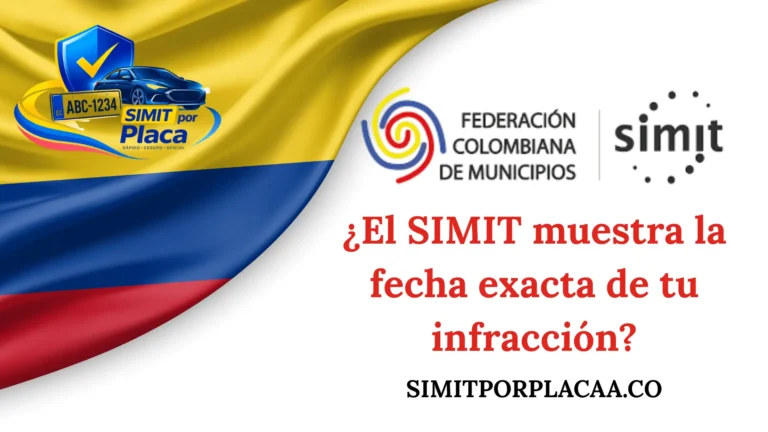 ¿El SIMIT muestra la fecha exacta de tu infracción